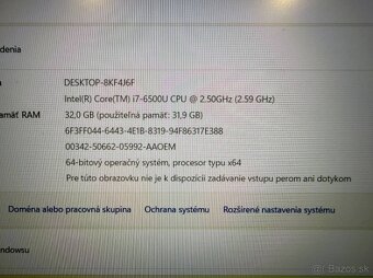 Notebook HP ZBook i7-6500U / 32GB RAM / 1TB SSD - 10