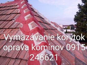 Vymazávanie korýtok oprava komínov 0915 246 621 - 10