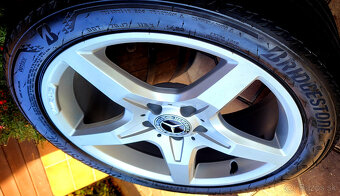 alu R18 5x112 orig. AMG, Mercedes, dvojrozmer (+ letné pneu) - 10