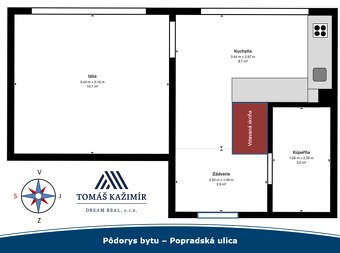 Slnečný 1-izbový byt na Popradskej ulici po rekonštrukcii - 10