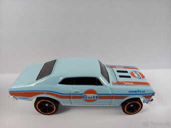 HOT WHEELS - ´68 CHEVY NOVA -GULF - POZRI DETAILNÉ FOTO - 10