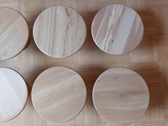 Drevený podnos na tortu, koláče, chlebíčky - 10