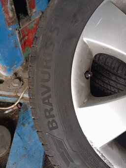 Sada disky+ pneumatiky letne originál škoda 5x112 r16 - 10