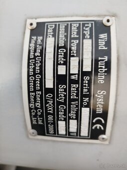 Veterná elektráreň turbína generátor - 10