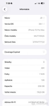 Predám Iphone 15 pro max 256GB V ZÁRUKE - 10