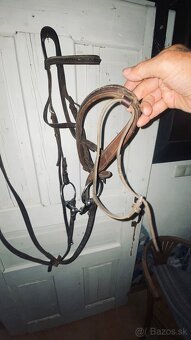 Predám uzdečku Stübben - hnedá koža - veľkosť Full - 10