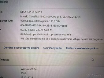 Notebook Dell Latitude 5410 i5-10310U/16GB RAM/B-kat/FHD/SSD - 10