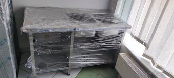 Umývací stôl s odkladacim priestorom, nerezový nábytok - 10