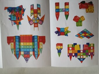 magnetické kocky- Sada 100 ks - 10