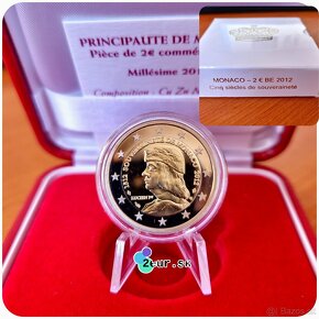 2 euro MONAKO - pamätné 2€ za NAJLEPŠIE CENY - 10