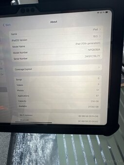 iPad 10.generácie 10,9” 2022 komplet set - 10
