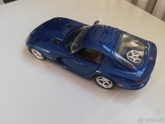 1:18 DODGE Viper, modra Bburago - 10