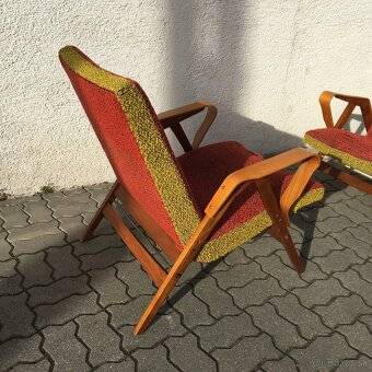 Kreslo Tatra Nabytok Frantisek Jirak 1960 2ks na renovaciu - 10