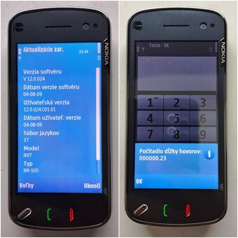 NOKIA N97Prevolaných 23 min.TOP 2680Slide 2220Slide Pink - 10