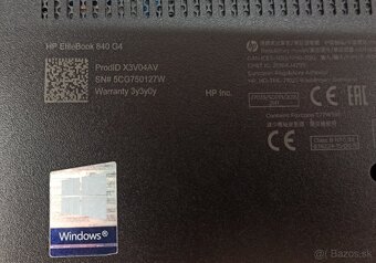 HP EliteBook 840 G4/14"FHD/i7-7600U/SSD M.2 512GB/16GB DDR4 - 10