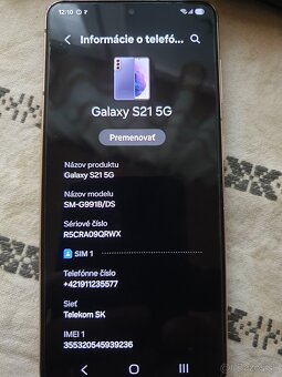 Samsung s21 5g  8rm a128 pamet - 10