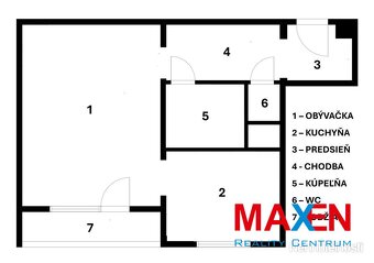 Predaj: MUDROŇOVA, 39m2 + Loggia, Košice - JUH - 10
