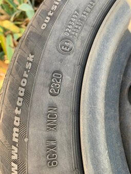 Plechove disky r16 audi vw, zimne gumy 205/60 r16 - 10