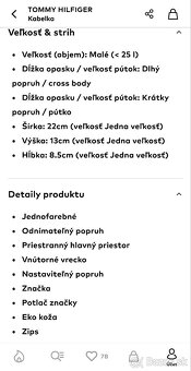 TOMMY HILFIGER ORIGINAL TASKA - 10