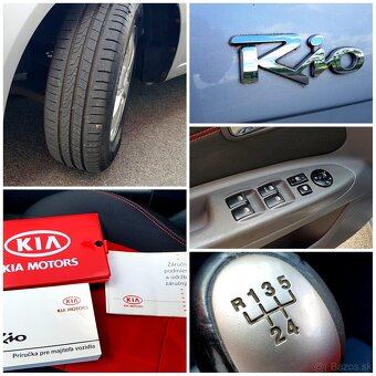 Kia Rio 1.4 Benzín 71kw ✅ 09.2007 ✅ 4x el.okná , ALU DISKY - 10