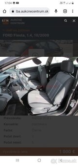 Ford Fiesta 1, 4tdci 50kw rok 2009 3dverovy - 10