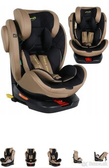 Nová autosedačka 40-150cm (0-36kg),otočná, ISOFIX, SPS... - 10