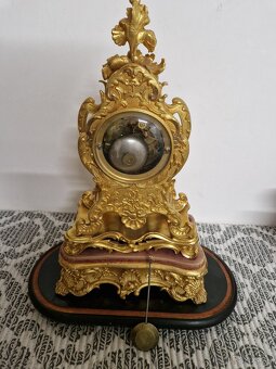 Starožitné hodiny pod sklom Paris - 10