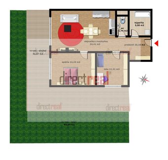 3 izbový byt Koliba-Belaria Svätovavrinecka - 10