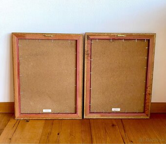 Staré krásné obrazy 2 kusy - 10