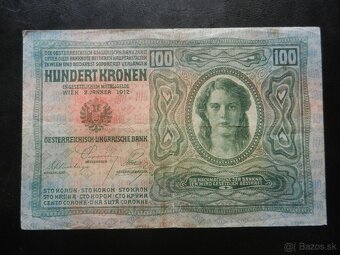 Staré vzácnejšie bankovky Rakúsko Uhorsko - 10