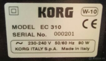 Digitálne piano KORG CONCERT EC-310 - 10