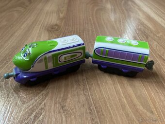 vláčiky Chuggington kovové (8 vláčikov + 6 vagonikov) - 10