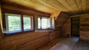 Rekreačný pozemok s drevenicou – Hronec - príroda, výhľady, - 10