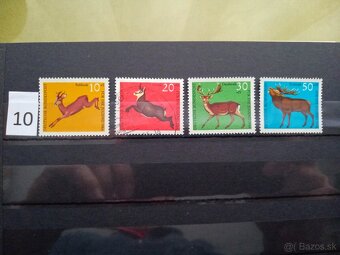 Poštové známky č.497 - FAUNA, flóra, rôzne - 20 sérií - 10