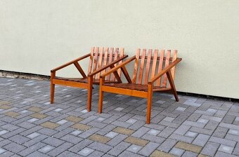 Retro designová kresla 2ks - 10