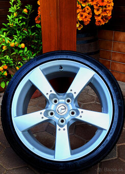 alu R18 5x114,3 orig. Mazda, letné pneu 225/40 - 10