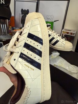 Adidas × Wales Bonner Superstar White Navy - 10