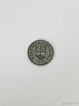 5 halierov 1942 – Slovenský štát (top stav, nečistená) - 10