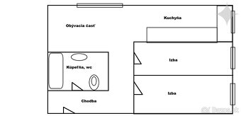PRENÁJOM/ Prievidza - Sever/ Apartmán 2+1/ 54m2/ RESIDENCIA/ - 10