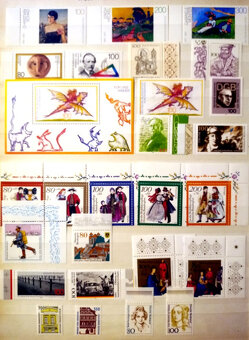 Predám poštové známky DEUTSCHLAND čisté roky 1990 - 2000 - 10