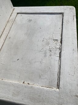 Retro toaletná skrinka so zrkadlom na chalupu, - 10