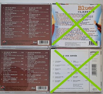 ROZNE CD VÝBERY - kus 1,00€ - 10