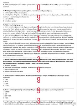 Medzinárodná a osobná doprava príprava na skúšky - 10
