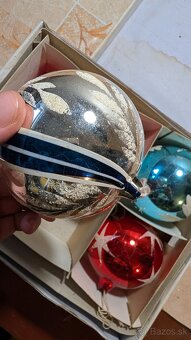 Retro vianocne ozdoby - 6 ks gul - 10