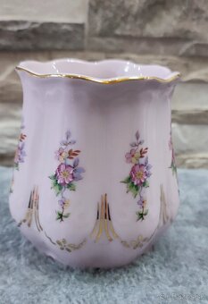 Růžový porcelán, 2 hrníčky, Chodov - 10