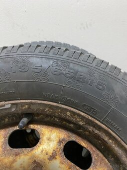 Sada 4 plechových diskov so zimnými pneu Dunlop - 10