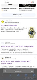 Invicta Bolt - Hercules 35573 Men's Quartz Watch - 53mm. - 10