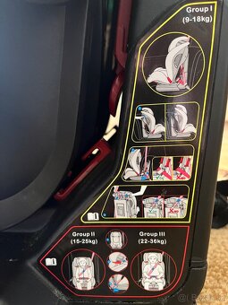 ISOFIX Autosedačka 9-36kg Petite a Mars - 10