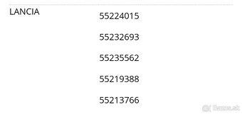 Spojka LUK, koncern Fiat, Lancia, AlfaRomeo, 1.4i - 10