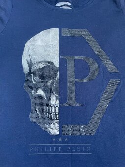 Philipp Plein dámske tričko – modré, veľkosť M - 10